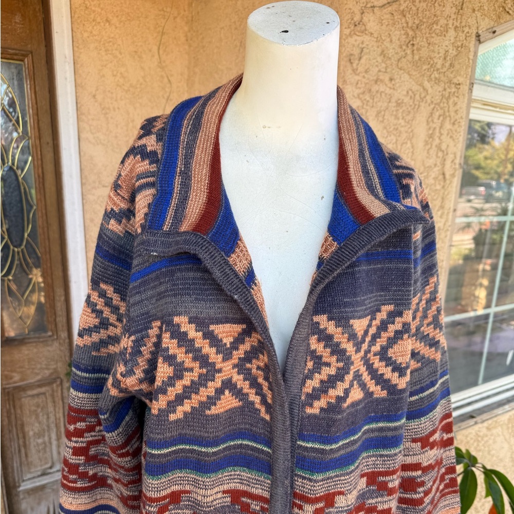 Easy Chic Women's Multicolor Patterned Cardigan (… - image 5